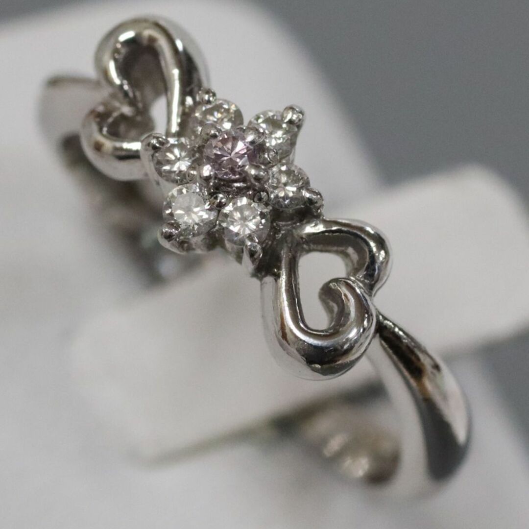 Pt900ダイヤモンドリング D0.14 3.7g #10 レディースのアクセサリー(リング(指輪))の商品写真