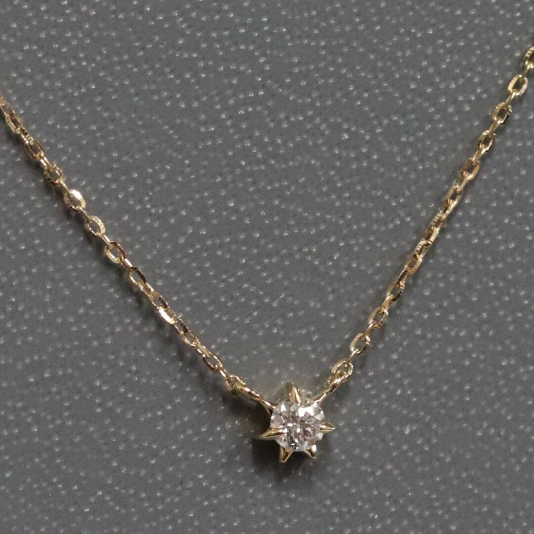 STAR JEWELRY(スタージュエリー)のスタージュエリー K18ダイヤモンドネックレス D0.05 0.9g レディースのアクセサリー(ネックレス)の商品写真