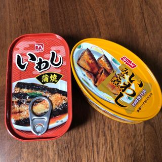 ニッスイ いわし味噌煮 100g、いわし 蒲焼 100g 各1缶(その他)