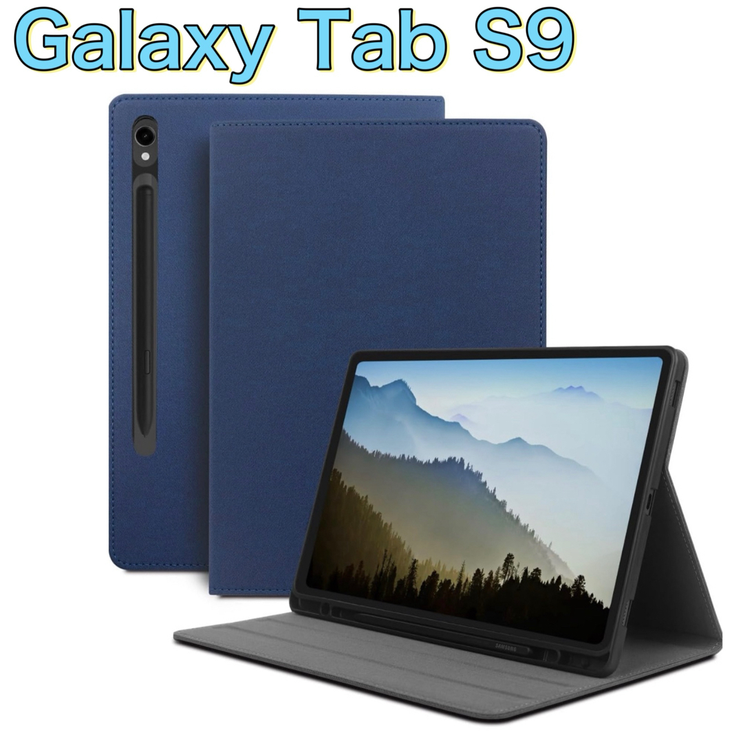 【新品】Galaxy Tab S9 ケース 11 インチタブレット ブルー 青 スマホ/家電/カメラのPC/タブレット(その他)の商品写真