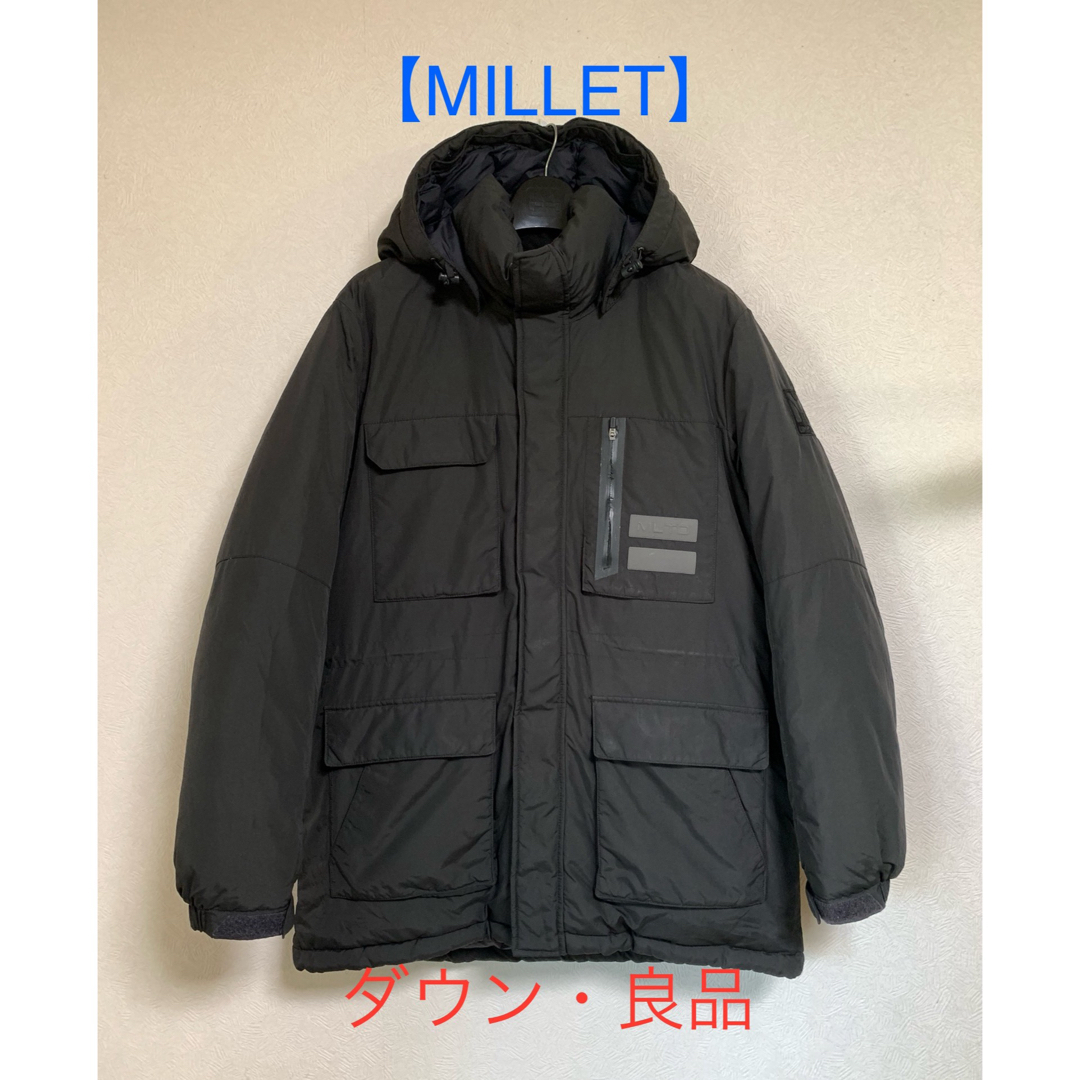 MILLET(ミレー)の【MILLET】ミレーリミテッドダウンジャケット ダークグレー 100 良品 メンズのジャケット/アウター(ダウンジャケット)の商品写真