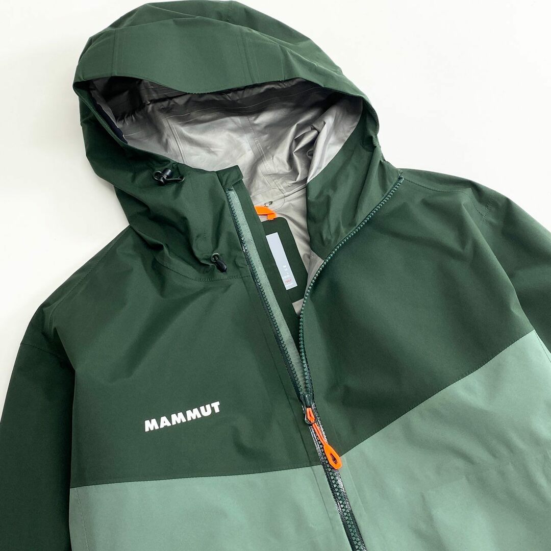 Mammut(マムート)の50c23 MAMMUT マムート CONVEY TOUR HS HOODED JACKET ハードシェル  L グリーン GORE-TEX 2.5 ゴアテックス アウトドア メンズのジャケット/アウター(マウンテンパーカー)の商品写真