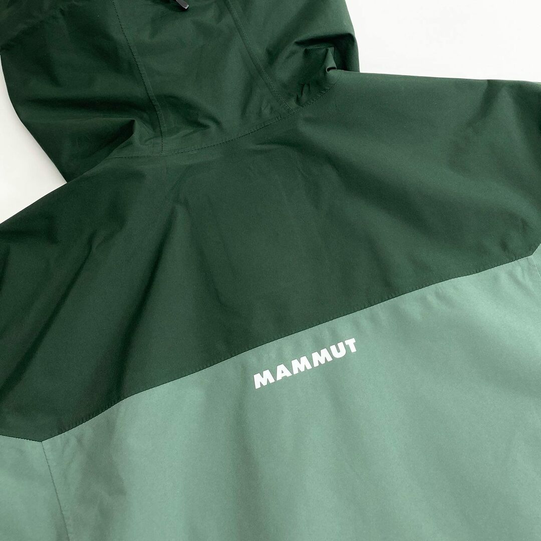 Mammut(マムート)の50c23 MAMMUT マムート CONVEY TOUR HS HOODED JACKET ハードシェル  L グリーン GORE-TEX 2.5 ゴアテックス アウトドア メンズのジャケット/アウター(マウンテンパーカー)の商品写真