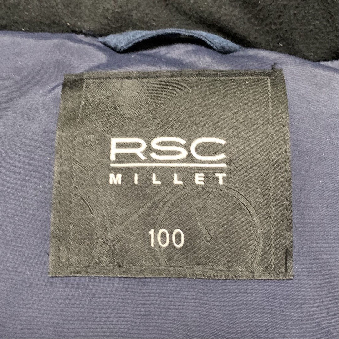 MILLET(ミレー)の【MILLET】RSCミレーダウンジャケット 紺 ネイビー 100 M/L美品 メンズのジャケット/アウター(ダウンジャケット)の商品写真