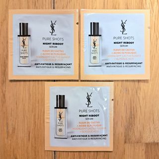 Yves Saint Laurent - イヴサンローラン　ピュアショットナイトセラム　美容液　サンプル　3点セット