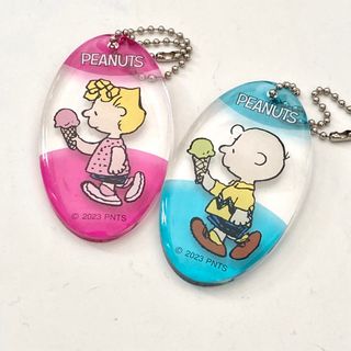 ピーナッツ(PEANUTS)のピーナッツ クリアキーチェーン セット チャーリーブラウン アクリルキーホルダー(キーホルダー)