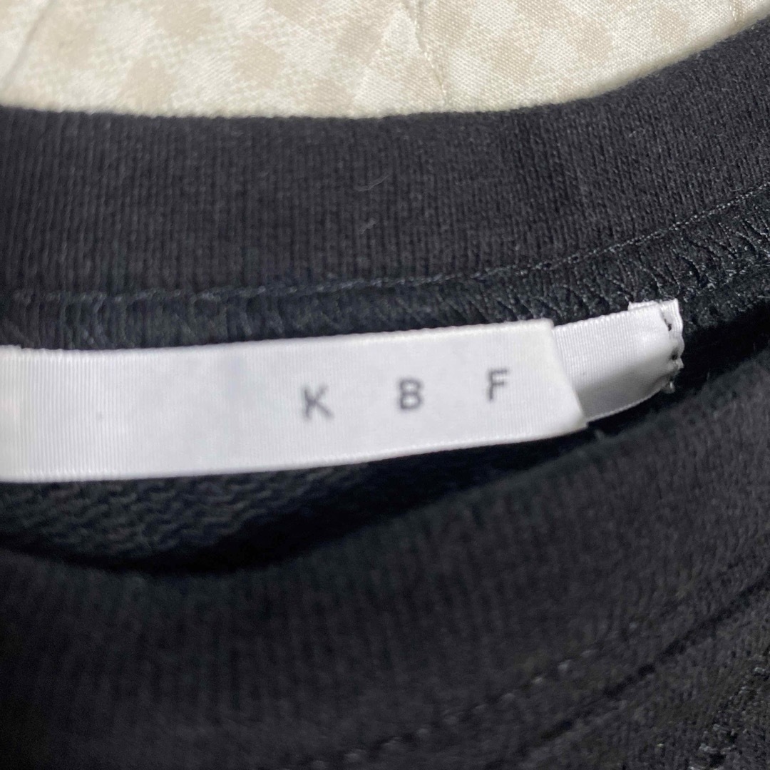 KBF(ケービーエフ)のKBF  ブラック　ギンガム　ドッキング　ワンピース　フリーサイズ レディースのワンピース(ロングワンピース/マキシワンピース)の商品写真