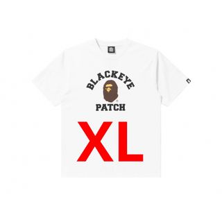 A BATHING APE - XL BLACK EYE PATCH BAPE COLLEGE TEE