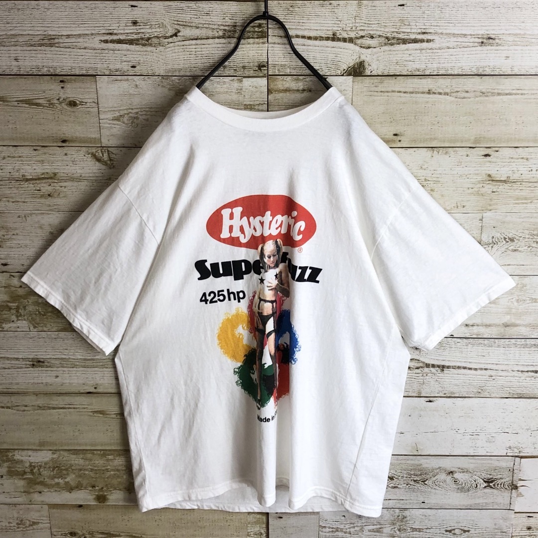 HYSTERIC GLAMOUR(ヒステリックグラマー)のhystericglamour ヒステリックグラマー tシャツ ビックロゴ入り メンズのトップス(Tシャツ/カットソー(半袖/袖なし))の商品写真