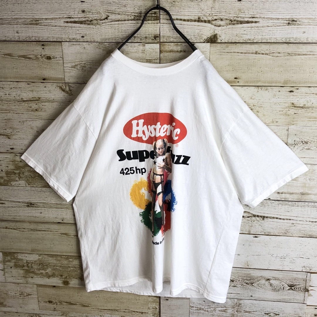 HYSTERIC GLAMOUR(ヒステリックグラマー)のhystericglamour ヒステリックグラマー tシャツ ビックロゴ入り メンズのトップス(Tシャツ/カットソー(半袖/袖なし))の商品写真