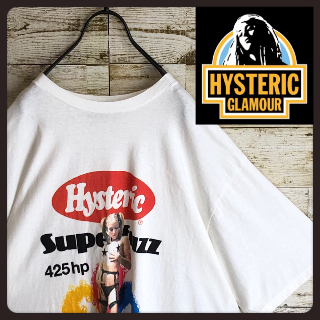 HYSTERIC GLAMOUR(ヒステリックグラマー)のhystericglamour ヒステリックグラマー tシャツ ビックロゴ入り メンズのトップス(Tシャツ/カットソー(半袖/袖なし))の商品写真