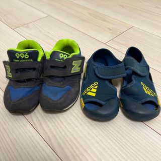 アディダス(adidas)の【子供靴】adidasサンダル NBスニーカー セット(スニーカー)