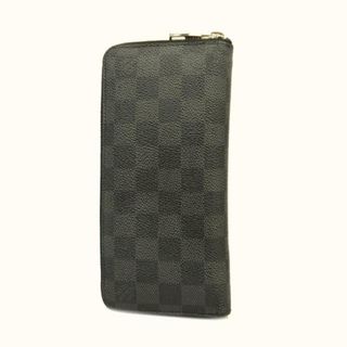 ルイヴィトン(LOUIS VUITTON)の【4gd3530】ルイヴィトン 長財布/ダミエ・グラフィット/ジッピーウォレットヴェルティカル/N63095/ブラック【中古】メンズ(財布)