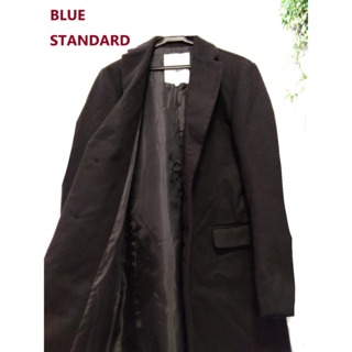 チェスターコート 未使用に近い美品 メンズ ブラック Mサイズ 着丈88cm