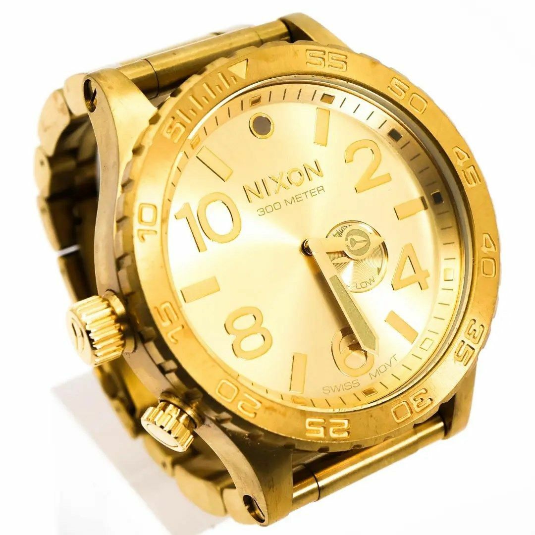 NIXON(ニクソン)の《美品》 NIXON SIMPLIFY 腕時計 ゴールド ビッグフェイス h メンズの時計(腕時計(アナログ))の商品写真