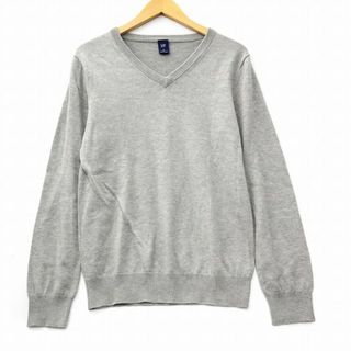 ギャップ(GAP)のギャップ GAP コットン ニット Vネック セーター XS グレー(ニット/セーター)