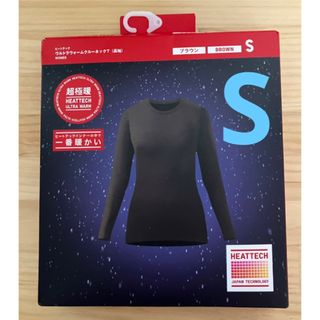 ユニクロ(UNIQLO)の新品　ユニクロ　ヒートテックウルトラウォームクルーネックT（超極暖）Sサイズ(Tシャツ(長袖/七分))