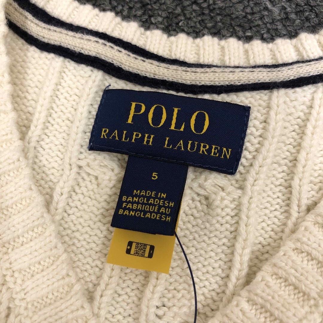 POLO RALPH LAUREN(ポロラルフローレン)の新品 POLO RALPH LAUREN ポロラルフローレン ベスト 115cm キッズ/ベビー/マタニティのキッズ服男の子用(90cm~)(ジャケット/上着)の商品写真