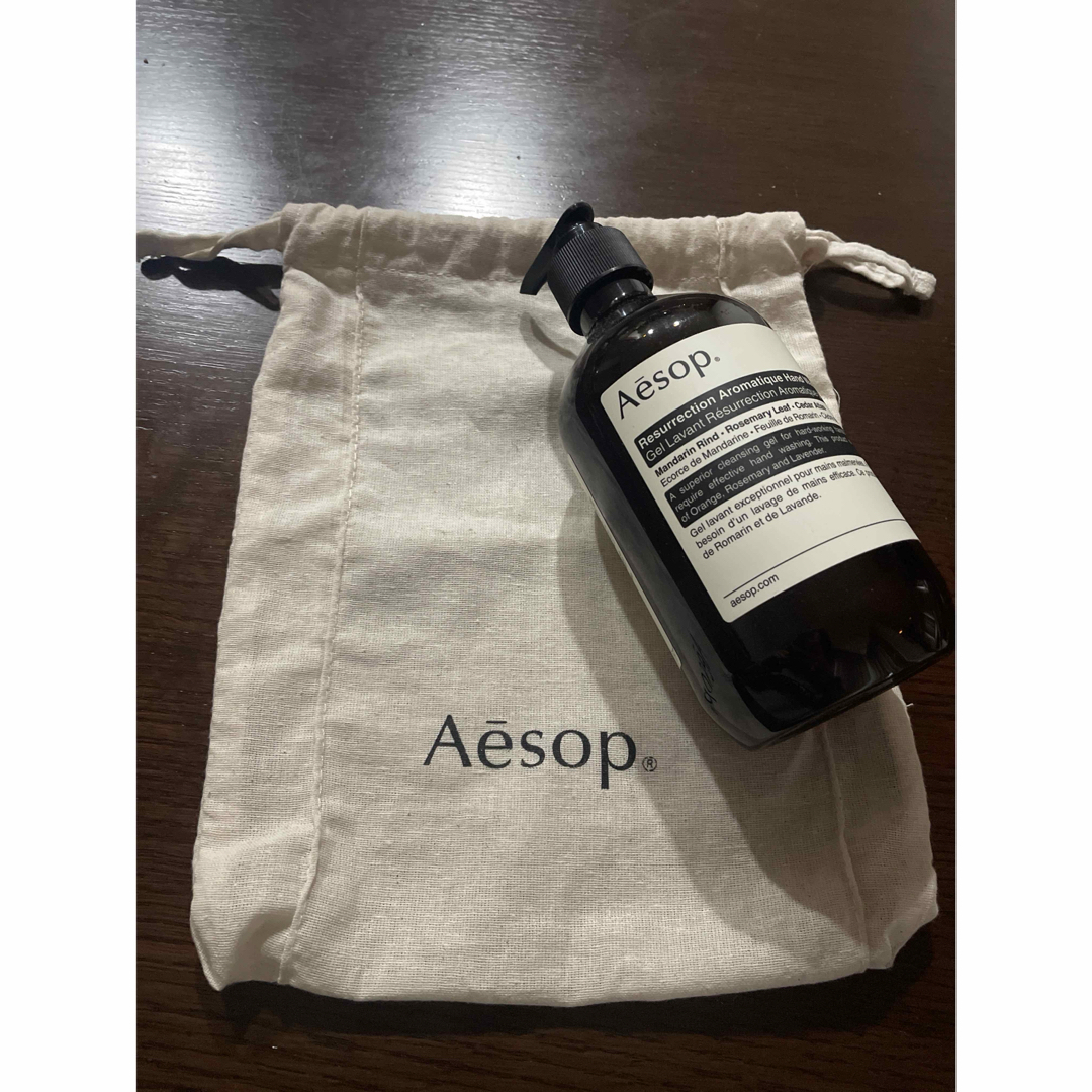 Aesop(イソップ)の【未使用品】イソップハンドウォッシュ、巾着付き コスメ/美容のボディケア(ボディソープ/石鹸)の商品写真