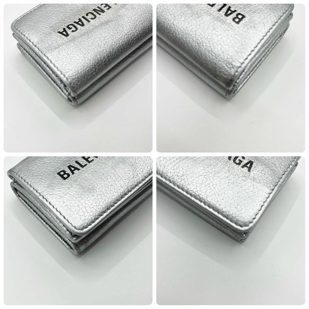 Balenciaga(バレンシアガ)の【✨美品✨】バレンシアガ　三つ折り財布　エブリデイ　シルバー レディースのファッション小物(財布)の商品写真