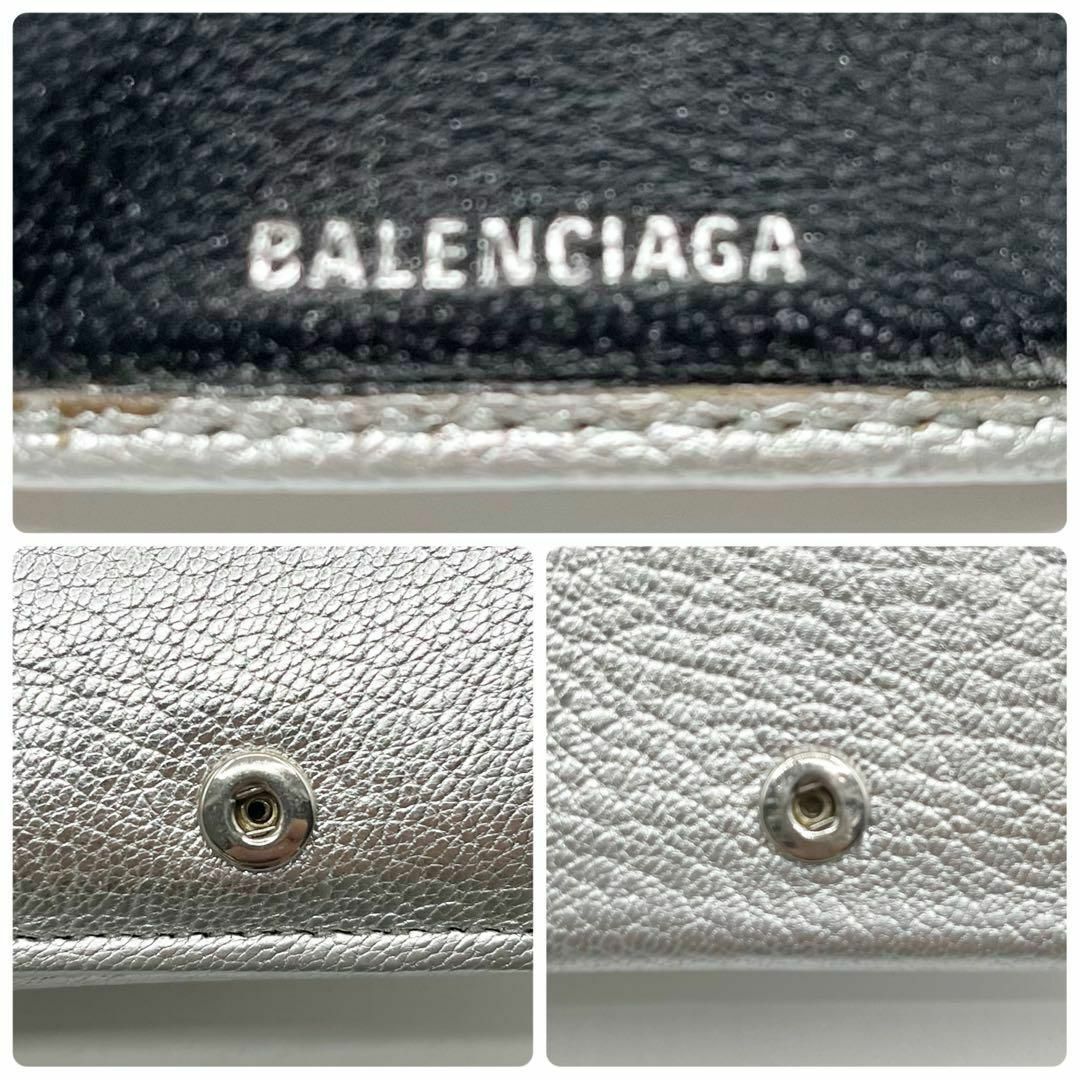 Balenciaga(バレンシアガ)の【✨美品✨】バレンシアガ　三つ折り財布　エブリデイ　シルバー レディースのファッション小物(財布)の商品写真