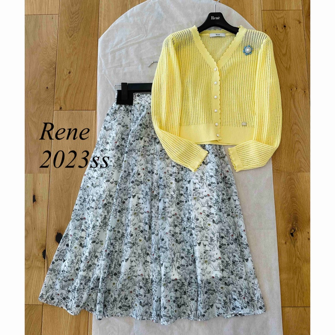 René(ルネ)のRene♡ 2023年 フラワープリントスカート レディースのスカート(ロングスカート)の商品写真