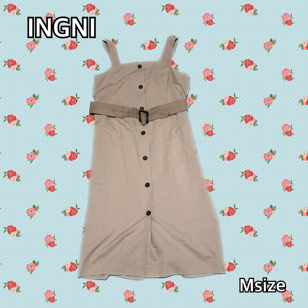 INGNI(イング)のINGNI トレンチ風ワンピース イング レディースのワンピース(ひざ丈ワンピース)の商品写真