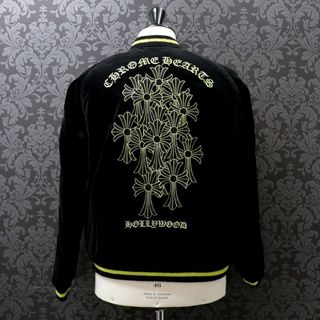 クロムハーツ(Chrome Hearts)のクロムハーツ×東洋【CHROMEHEARTS】PPO SOUVENIR BOMBER /リバーシブルスーベニアスカジャンブルゾン/リバーシブルスカジャン/キルティング/大/Lサイズ【中古】12774(その他)