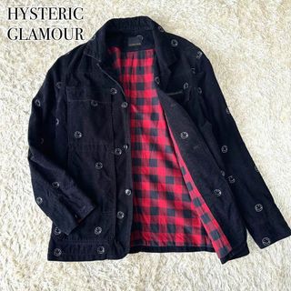 HYSTERIC GLAMOUR - HYSTERIC GLAMOUR NIRVANA コーデュロイ ジャケット 総柄