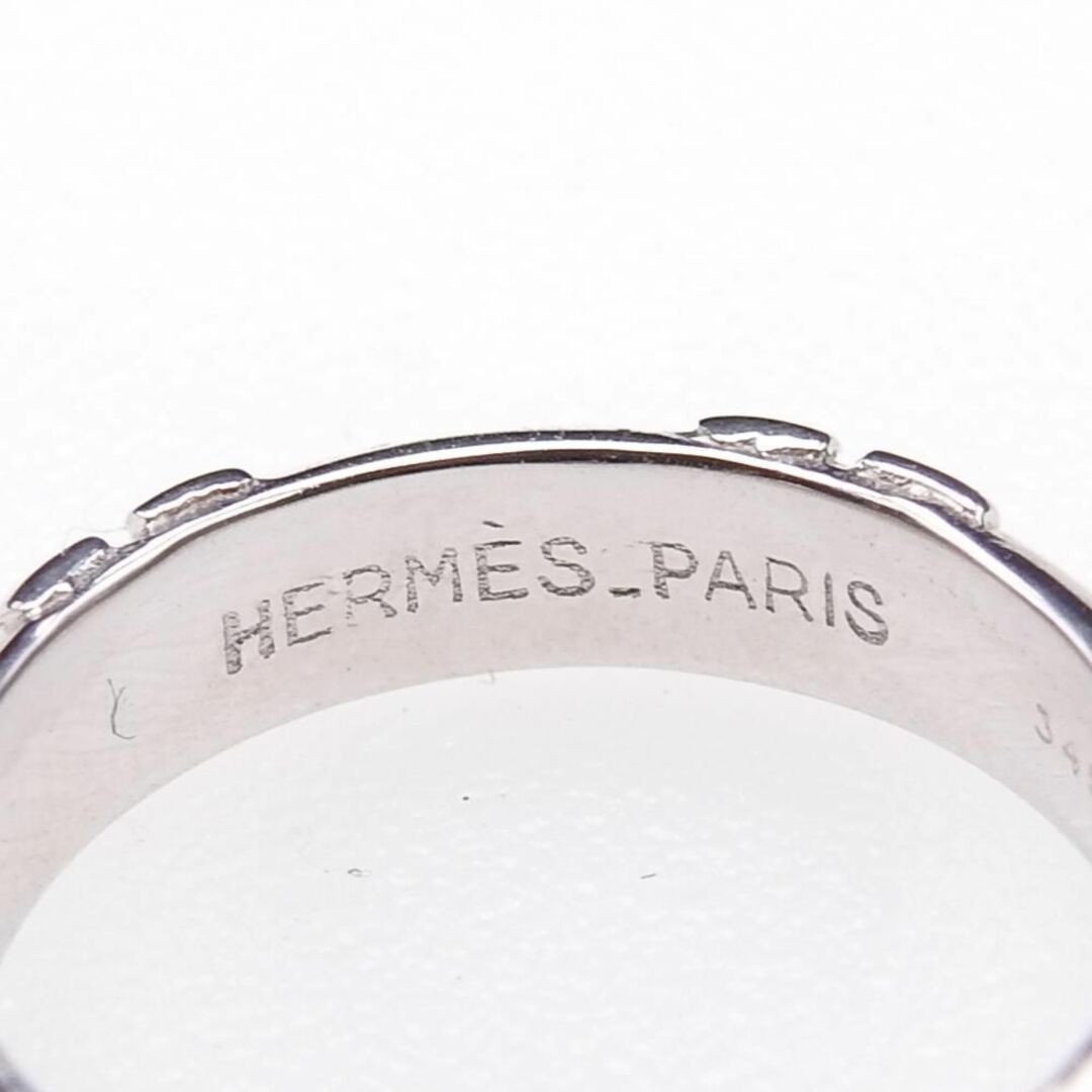 Hermes(エルメス)の〔正規品〕HERMES 750WG  フィデリテ Hロゴ リング#48 レディースのアクセサリー(リング(指輪))の商品写真