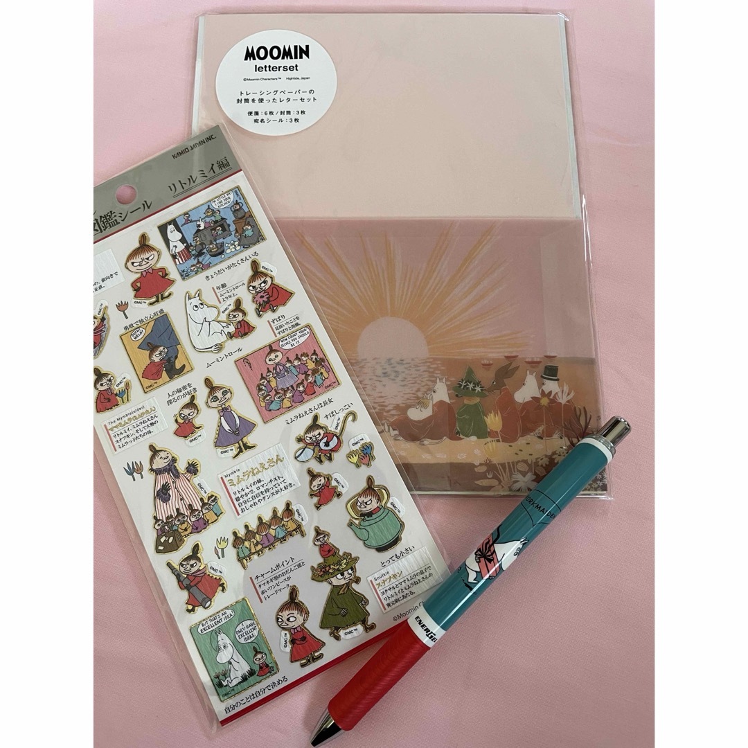 MOOMIN(ムーミン)のムーミン　レターセット エンタメ/ホビーのおもちゃ/ぬいぐるみ(キャラクターグッズ)の商品写真