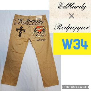 レッドペッパー(REDPEPPER)のEdHardy Redpepper エドハーディー レッドペッパー チノパン34(チノパン)