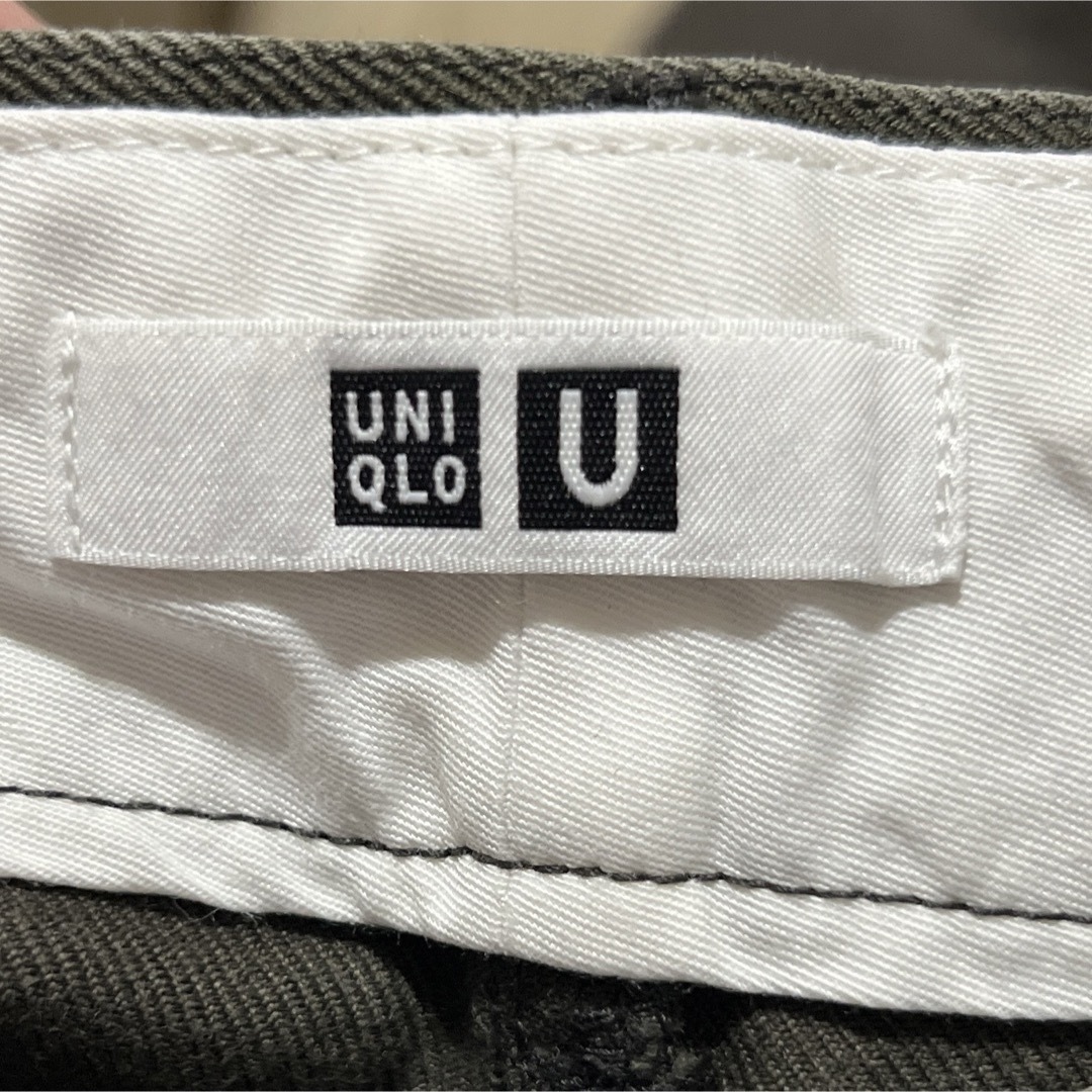 UNIQLO(ユニクロ)のUNIQLO ユニクロ　ワイドフィットタックテーパードパンツ　 メンズのパンツ(その他)の商品写真