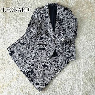 LEONARD 大きいサイズ ペイズリー セットアップ ジャケット スカート