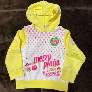 メゾピアノ(mezzo piano)の新品　メゾピアノ　パーカー　110(Tシャツ/カットソー)