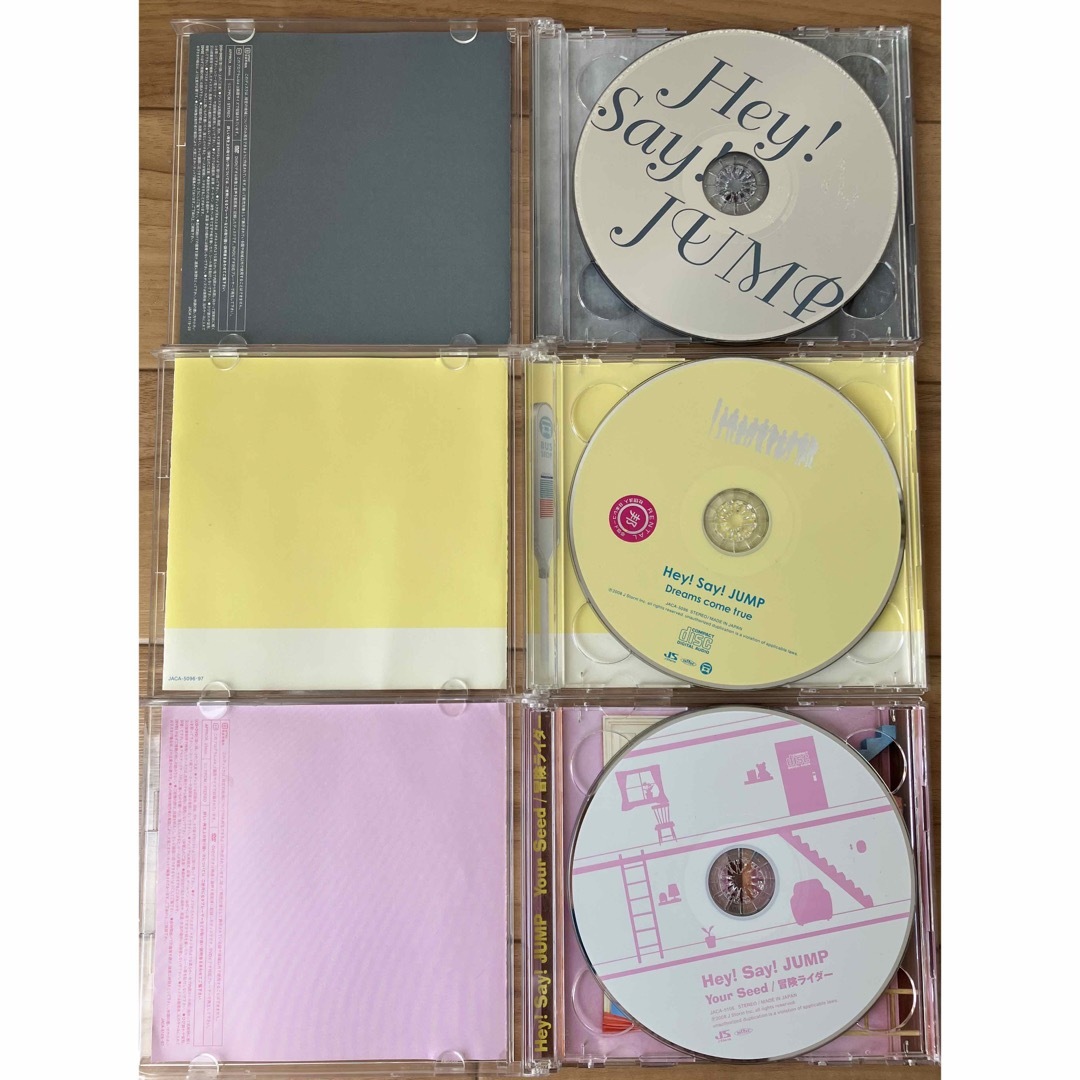 Hey! Say! JUMP(ヘイセイジャンプ)のHey!Say!JUMP シングル　3枚セット エンタメ/ホビーのCD(ポップス/ロック(邦楽))の商品写真