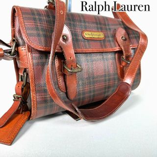 ラルフローレン(Ralph Lauren)のRalph Lauren PVC ビンテージ ショルダーバッグ チェック(ショルダーバッグ)