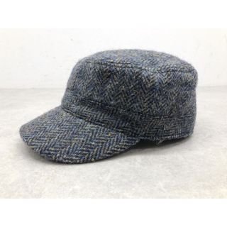 ニューエラー(NEW ERA)のEK NEW ERA(ニューエラ) Harrid Tweed ハリスツイード ウール ワークキャップ MEDIUM グレー系 帽子 【C1011-007】(キャップ)