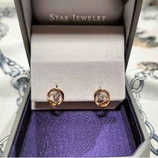 スタージュエリー(STAR JEWELRY)の【大人気】スタージュエリー★k18★pt950★ダイヤモンド★ピアス(ピアス)