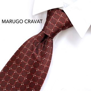 MARUGO CRAVAT マルゴクラバット ネクタイ シルク 100% 絹(ネクタイ)