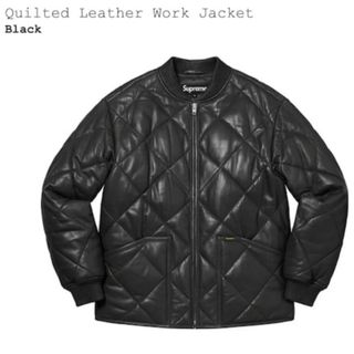 supreme quilted leather work jacket