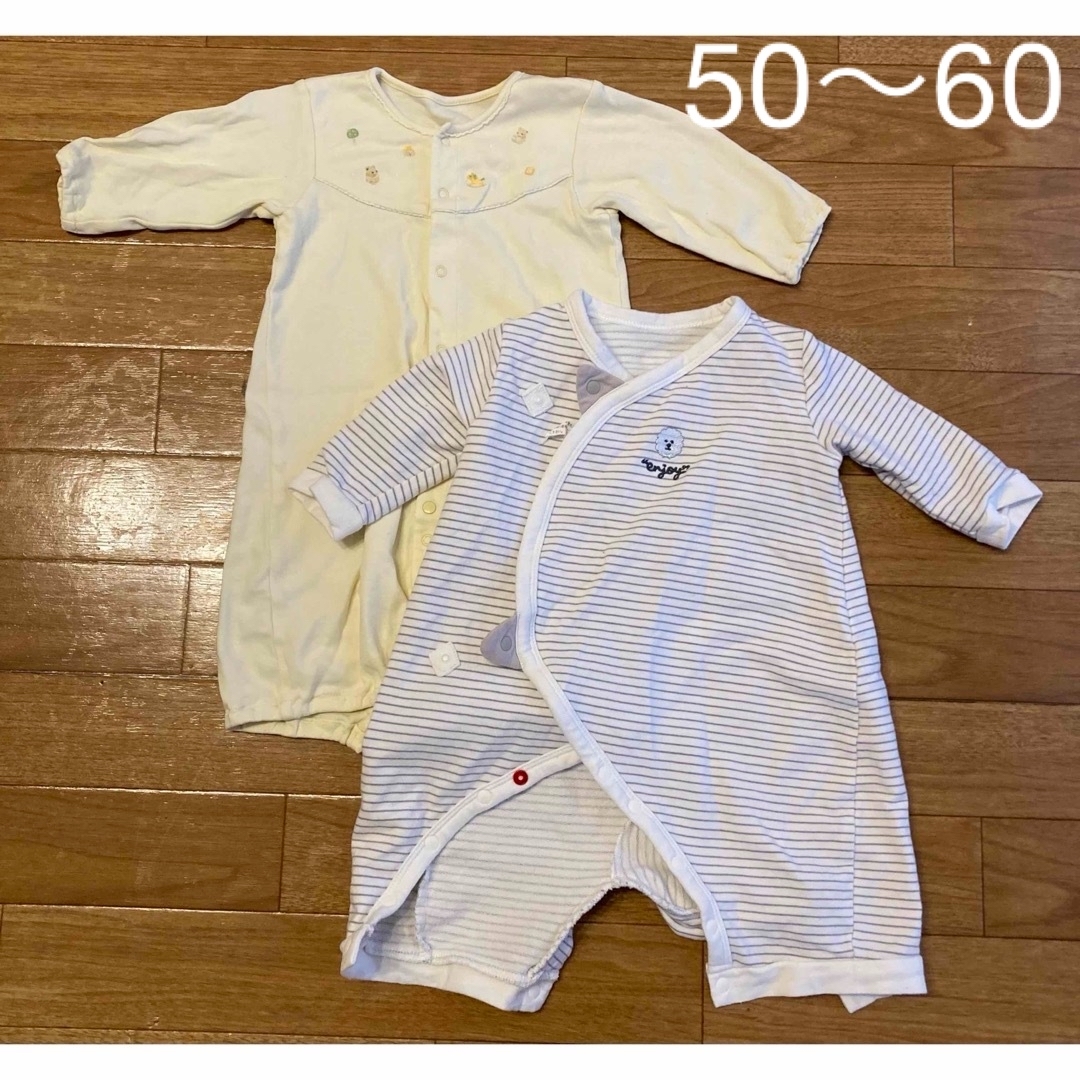 familiar(ファミリア)の最終値下げ‼︎ ベビー服　50〜60cm まとめ売り キッズ/ベビー/マタニティのベビー服(~85cm)(ロンパース)の商品写真