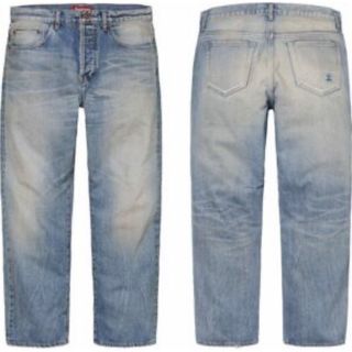 シュプリーム(Supreme)のDistressed Loose Fit Selvedge Jean(デニム/ジーンズ)