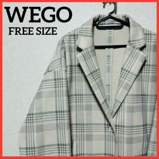 WEGO - 【大人気】WEGO テーラードジャケット コート チェック柄 アウター ブルゾン