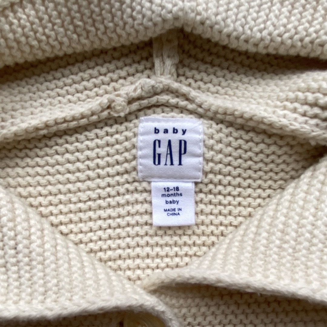 babyGAP(ベビーギャップ)のbaby GAP　ブラナンベア　ガーターセーター　カーディガン キッズ/ベビー/マタニティのベビー服(~85cm)(カーディガン/ボレロ)の商品写真