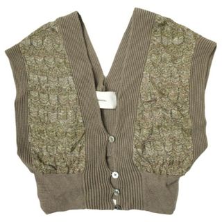 TODAYFUL - TODAYFUL トゥデイフル 21SS Lace Knit Bustier レースニットビスチェ 12110521 Free キャメル セーター トップス【中古】【TODAYFUL】