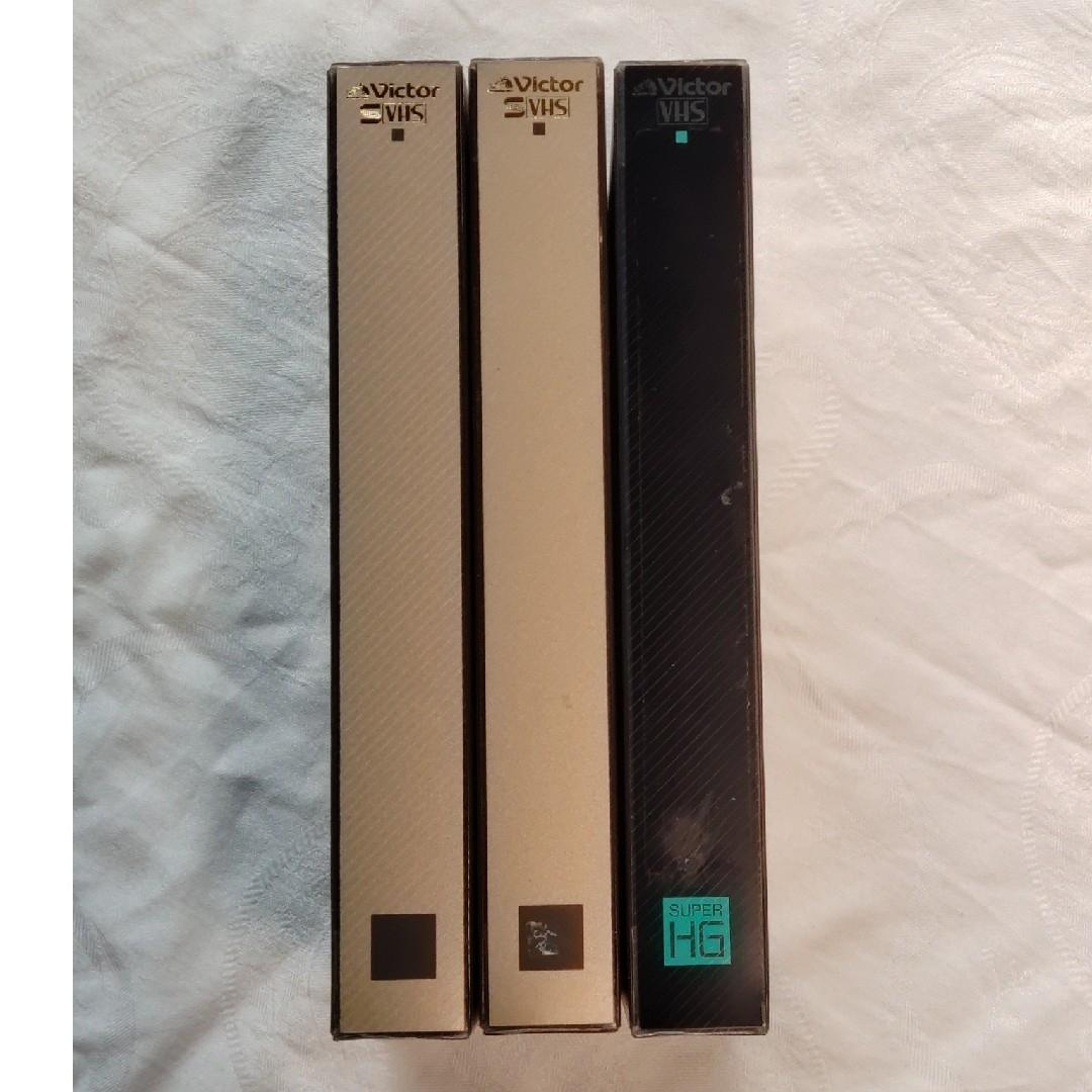 ビデオテープ  中古 VHS 3本 上書き用 スマホ/家電/カメラのテレビ/映像機器(その他)の商品写真