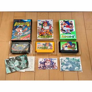 【良品】ファミコン 野球3本セット【未使用有】(家庭用ゲームソフト)