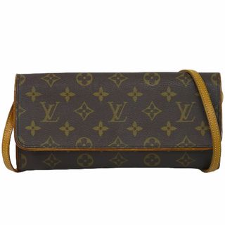 ルイヴィトン(LOUIS VUITTON)の本物 ルイヴィトン LOUIS VUITTON LV ポシェットツイン GM モノグラム 2WAY ショルダーバッグ ポシェット クラッチバッグ ブラウン M51852 ビトン バッグ 中古	(ショルダーバッグ)