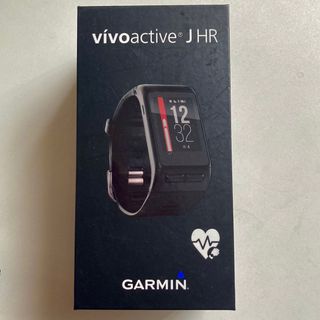 ガーミン(GARMIN)の【美品】GARMIN VIVOACTIVE J HR スマートウォッチ(腕時計(デジタル))